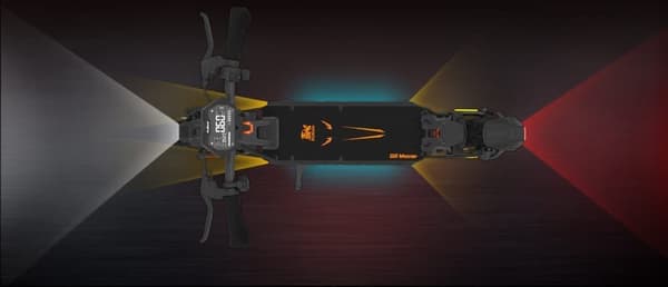 KuKirin G2 Master 10-tommer off-road pneumatisk dæk, 1000W*2 dobbeltdrevsmotor, 52V20.8Ah batteri Maks. hastighed 60 km/t