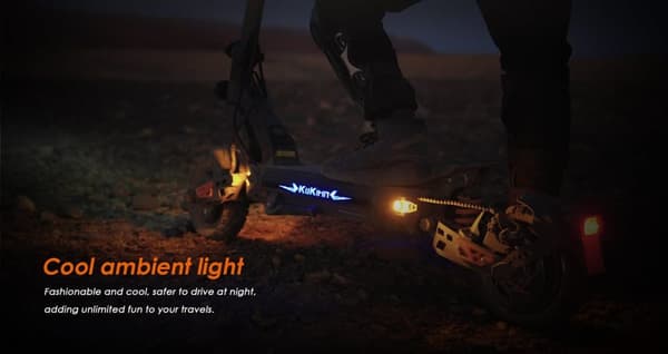 KuKirin G2 Master 10-tommer off-road pneumatisk dæk, 1000W*2 dobbeltdrevsmotor, 52V20.8Ah batteri Maks. hastighed 60 km/t