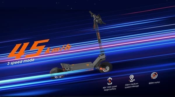 KuKirin G2 foldbar elektrisk scooter 800W børsteløs motor 10 tommer vakuum terrængående hjul EScooter 48V 15AH batteri Maks. hastighed 45 km / t
