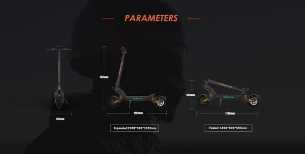 KUKIRIN G2 Master elektrisk scooter 70 km rækkevidde og 60 km/t maks. hastighed, 10 '' terrængående dæk, 2000W dobbeltmotor aluminium foldescooter