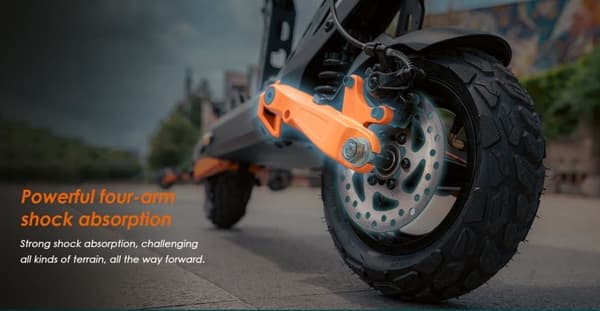 KUKIRIN G2 Pro 8,5-tommer terrængående scooter med sæde - 600W motor, 48V15.6Ah batteri, justerbar højde