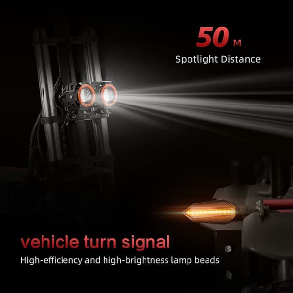 BOYUEDA S3-11 Off-Road Beast E-Scooter – 85 km/t hastighed, 120 km rækkevidde, dobbelte 3.000 W motorer og 11" dæk til ekstremt terræn