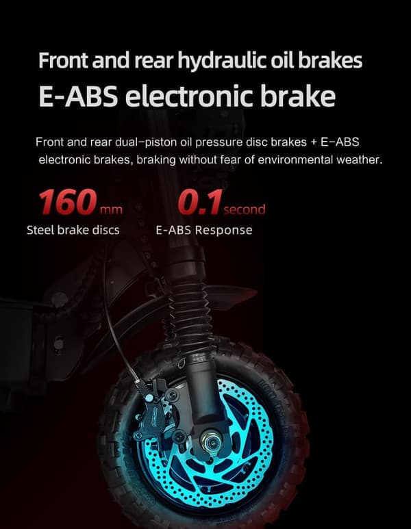 BOYUEDA S3-11 Off-Road Beast E-Scooter – 85 km/t hastighed, 120 km rækkevidde, dobbelte 3.000 W motorer og 11" dæk til ekstremt terræn