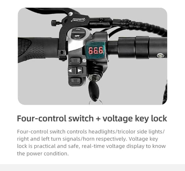 BOYUEDA S3-11 Off-Road Beast E-Scooter – 85 km/t hastighed, 120 km rækkevidde, dobbelte 3.000 W motorer og 11" dæk til ekstremt terræn