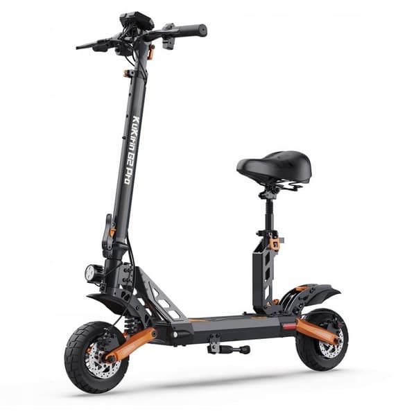 KUKIRIN G2 PRO - Hopfällbar elscooter - 9" hjul - 600W motor - 48v 15Ah batteri - 55KM räckvidd – Svart