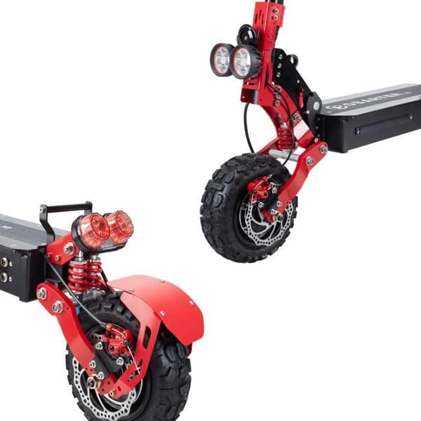 OBARTER X3 Dubbelmotor 2400W Elskoter för vuxna - Svart