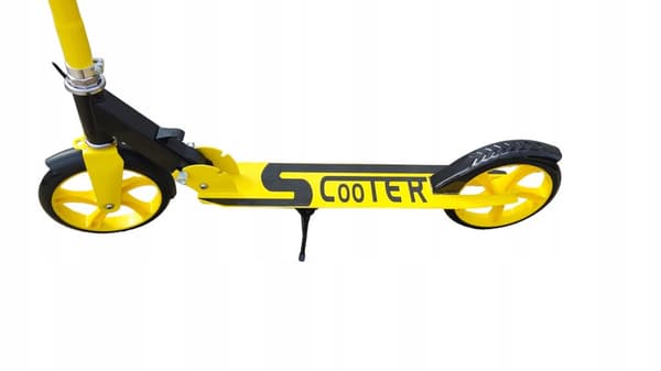 SCOOTER STORA HJUL 20cm för BARN Vuxen HANDBROMS