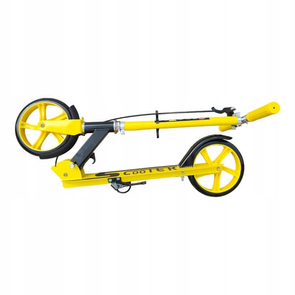 SCOOTER STORA HJUL 20cm för BARN Vuxen HANDBROMS