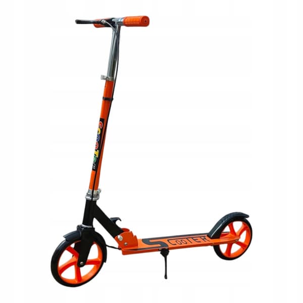 SCOOTER STORA HJUL 20cm för BARN Vuxen HANDBROMS