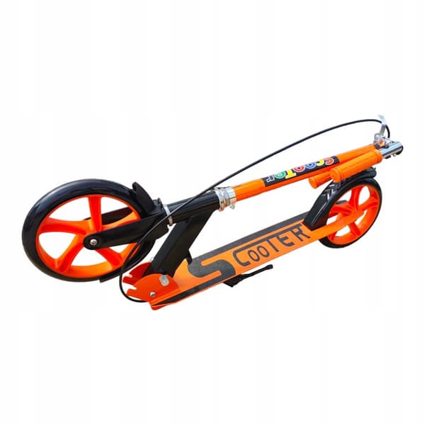 SCOOTER STORA HJUL 20cm för BARN Vuxen HANDBROMS