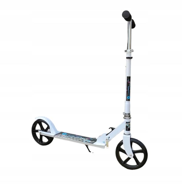 SCOOTER STORA HJUL FÖR VUXNA SCOOTER 2 HJUL 20cm hopfällbar med broms