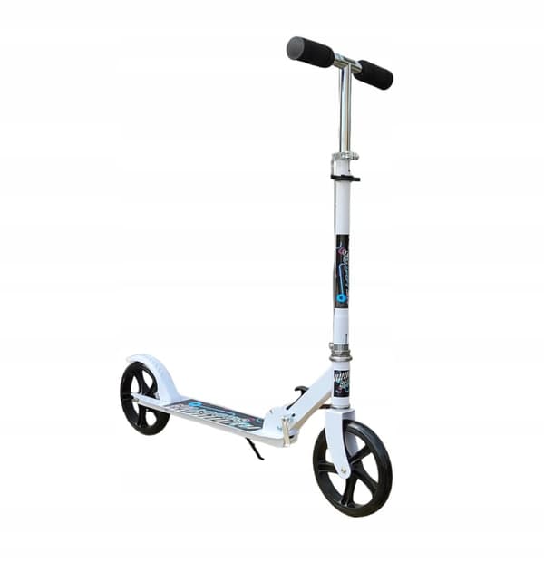 SCOOTER STORA HJUL FÖR VUXNA SCOOTER 2 HJUL 20cm hopfällbar med broms