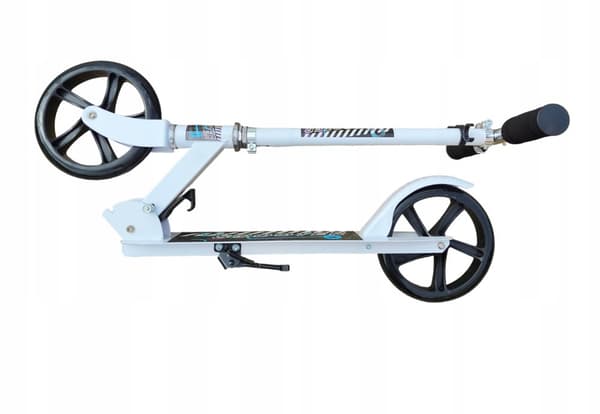 SCOOTER STORA HJUL FÖR VUXNA SCOOTER 2 HJUL 20cm hopfällbar med broms