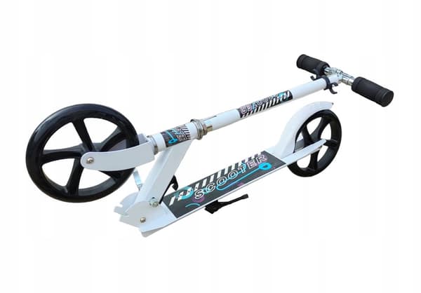 SCOOTER STORA HJUL FÖR VUXNA SCOOTER 2 HJUL 20cm hopfällbar med broms