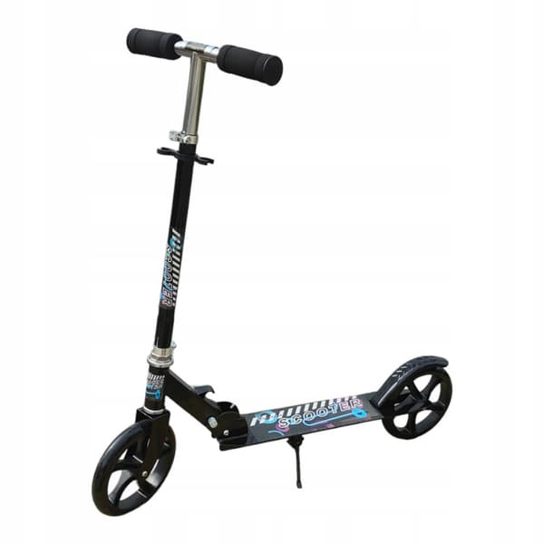 SCOOTER STORA HJUL FÖR VUXNA SCOOTER 2 HJUL 20cm hopfällbar med broms