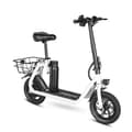 Miniatyrbild 5 av 6: Samebike-SAMEBIKE SM-C01 Fällbar elektrisk sparkcykel med sits, Motor 350W, Batteri 36V 10.4Ah, 12"-med korg, Blå