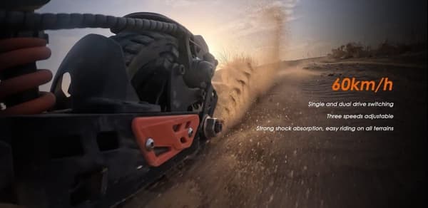 Kukirin G2 Master E-Scooter – 60 km/t dobbelt vandring, 70 km rækkevidde, 10" terrængående dæk og pro-bremsning for ekstrem ydeevne
