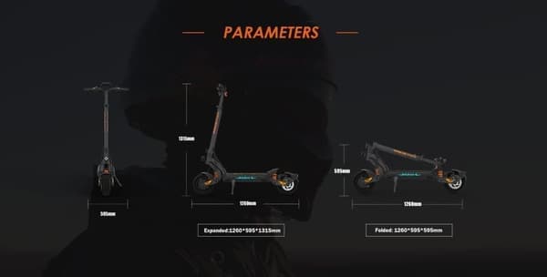 Kukirin G2 Master E-Scooter – 60 km/t dobbelt vandring, 70 km rækkevidde, 10" terrængående dæk og pro-bremsning for ekstrem ydeevne