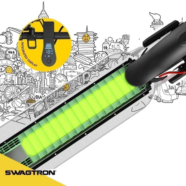 Sammenklappelig El-løbehjul til Bykørsel – Swagger 5S, 350W Motor, V2 Boost, Swagtron