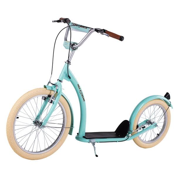 WH222 MINT 20/16" SCOOTER MED PUMPED HJUL NILS EXTREME Lyse Blå