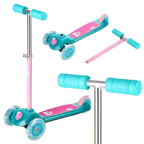 HLB001 TURKOOSI LASTEN SKOOTERI NILS FUN
