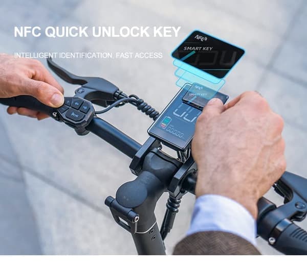 JOYOR C10 elektrisk scooter - 500W motor 48V10.4AH batteri 50KM rækkevidde skivebremser - sort