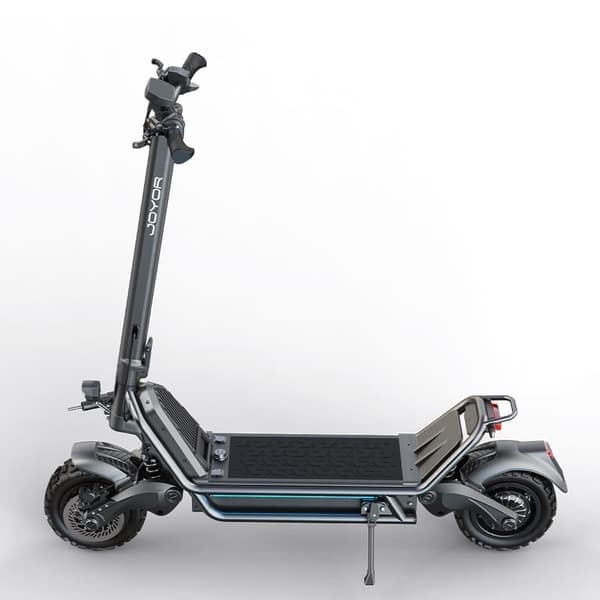 JOYOR E6-S Elektrisk Scooter - 1600W*2 Motorer 60V31.5AH Batteri 85KM Rækkevidde Skivebremser - Sort