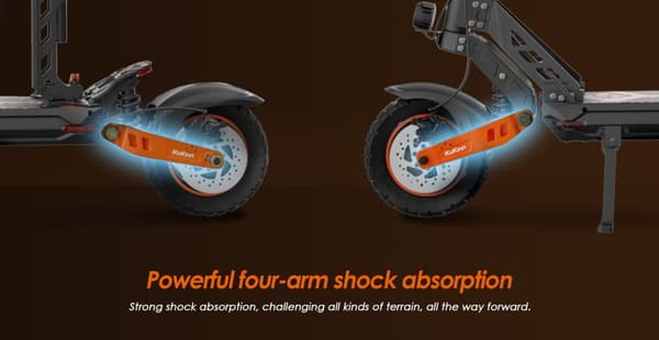 KUKIRIN G2 MAX elektrisk scooter 10*2,75'' terrængående dæk med pneumatisk gummi