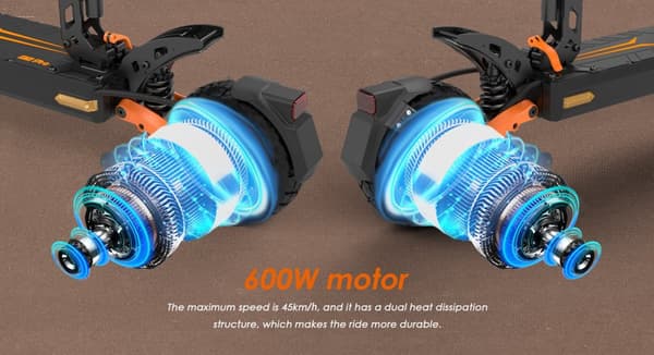 Elscooter KuKirin G2 Pro, svart
