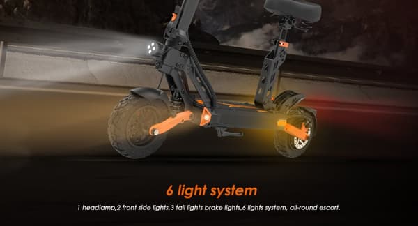 Elscooter KuKirin G2 Pro, svart