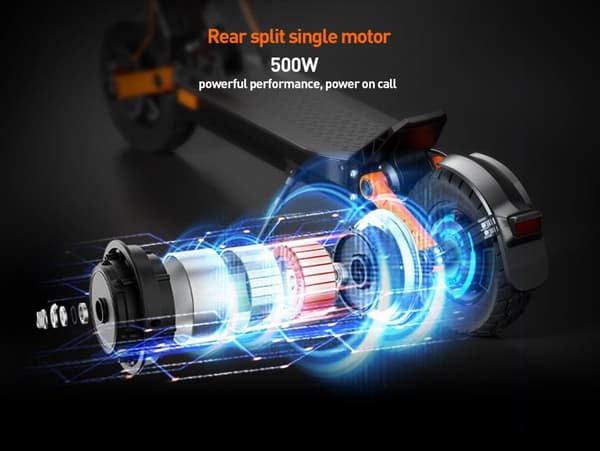 Joyor S5 10'' sähköskootteri, musta