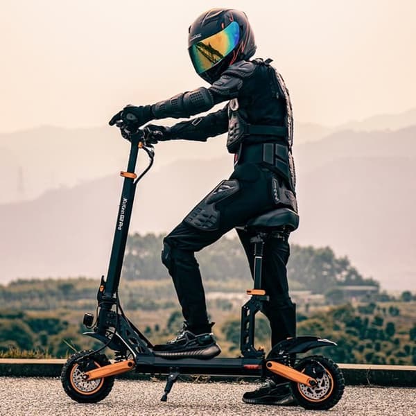 Trottinette Elektrisk Vuxen Terräng Kugookirin G2 Max Motor 1000W, Pneumat däck, Max räckvidd 55km