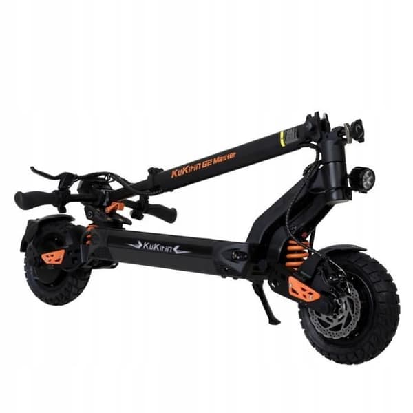 KUKIRIN G2 Master - Hopfällbar elscooter - 2000W dubbelmotor - 52V 20,8Ah batteri - Hydrauliska stötdämpare - Svart