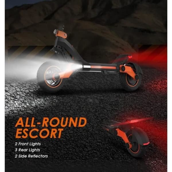 El-scooter för vuxna - KugooKirin G3 - Batteri 18AH - Hastighet 50KM-H - Maxbelastning 120KG