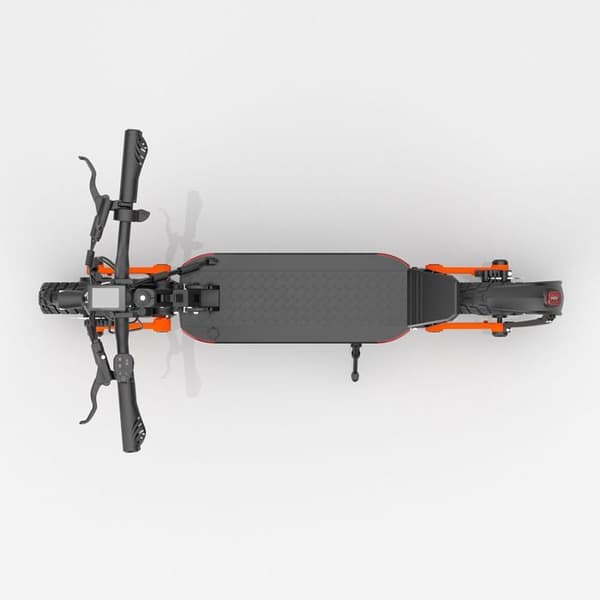 JOYOR S8-S-Z Flexibel Dubbelmotor El-scooter - Motor 600W*2 Batteri 48V26AH 10-tum Däck - Svart