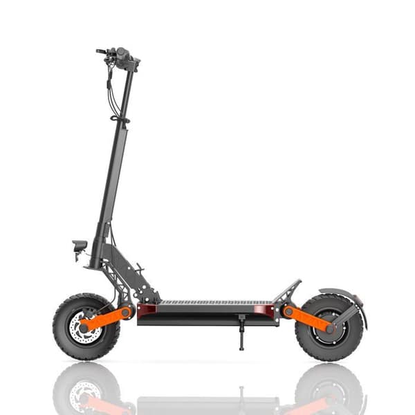 JOYOR S8-S-Z Flexibel Dubbelmotor El-scooter - Motor 600W*2 Batteri 48V26AH 10-tum Däck - Svart