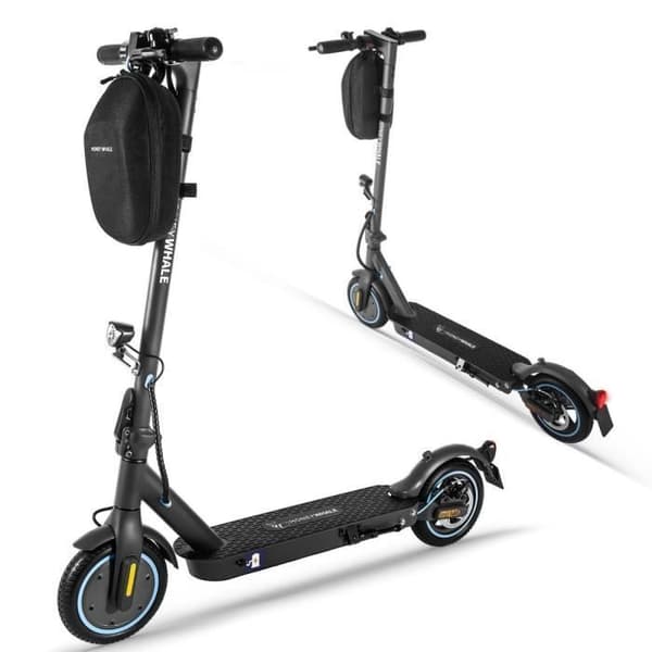 Elcykel Honey Whale E9 Med ABE-certifiering - Motor 330W Batteri 36V7.5AH Räckvidd 25KM Skivbromsar - Svart