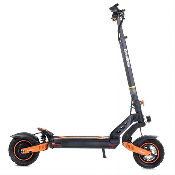 KuKirin G2 MAX - Elektrisk Sparkcykel - 10" Hjul - Motor 1000W - Batteri 48V20.8AH - Räckvidd 80KM - Svart