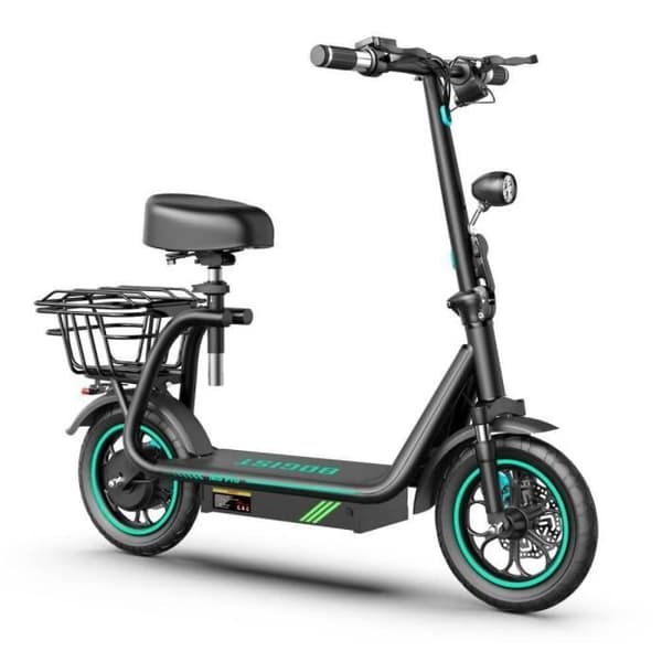 Trottinette Elektrisk BOGIST M5Pro+ - Motor 500W Batteri 48V13AH Räckvidd 35KM Skivbromsar Fällbar Design - Svart Blå
