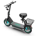 Miniatyrbild 4 av 4: Trottinette Elektrisk BOGIST M5Pro+ - Motor 500W Batteri 48V13AH Räckvidd 35KM Skivbromsar Fällbar Design - Svart Blå