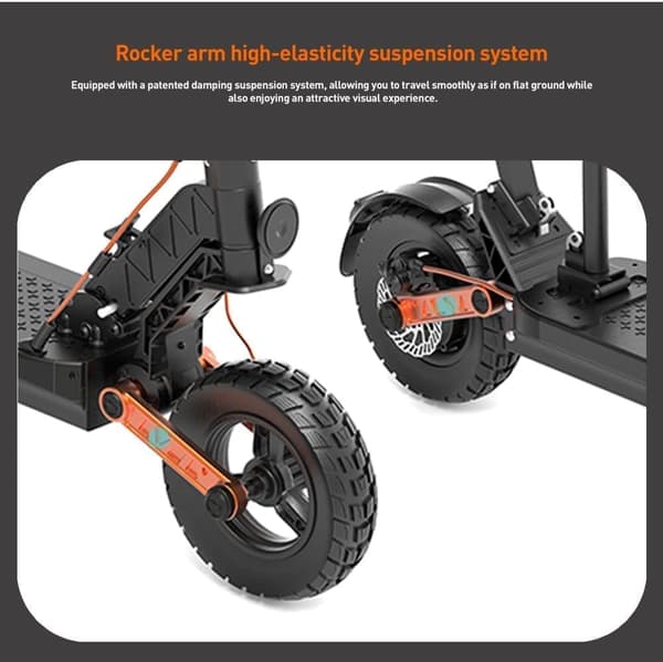 JOYOR S8E foldbar elektrisk scooter, 800W motor, 48V 26AH, 10 tommer dæk, 45 km/t, 80 km, NFC-skærm