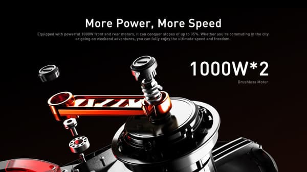 JOYOR S10-S-Z aikuisten sähköskootteri, 1000W*2 kaksoisvetomoottori, 60V 18AH akku, 10 tuuman maastorengas, huippunopeus 60km/h, taitettava