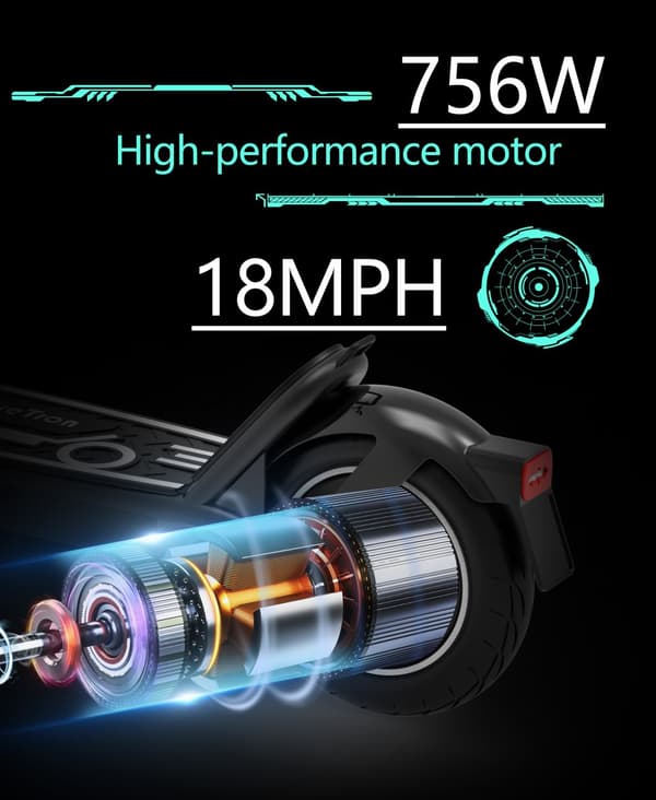 DriveTron DT01 36V 13AH elektrisk scooter – 400W motor, 45 km rækkevidde, IPX5 vandtæt