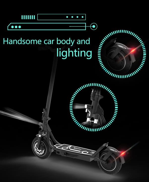 DriveTron DT01 36V 13AH elektrisk scooter – 400W motor, 45 km rækkevidde, IPX5 vandtæt