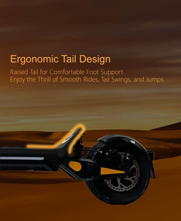 DriveTron DT06 elektrisk scooter 60V 23.4AH 75 km/t Maks. hastighed, 85 km rækkevidde, 1900W*2 motor og 11-tommer slangeløse dæk