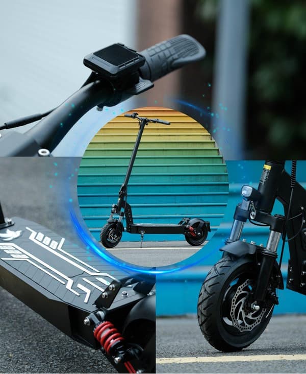 DriveTron DT08 48V 13Ah sähköskootteri – 40 km/h nopeus, 60 km kantama, 1100 W moottori, ergonominen muotoilu