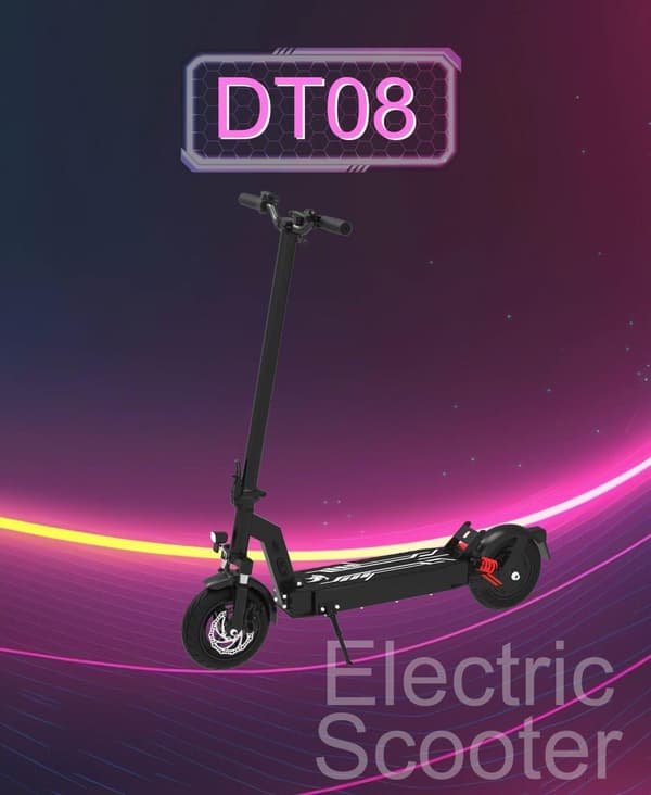 DriveTron DT08 48V 13Ah sähköskootteri – 40 km/h nopeus, 60 km kantama, 1100 W moottori, ergonominen muotoilu