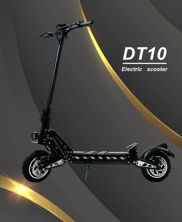 DriveTron DT10 48V 20.8Ah Dual Drive sähköskootteri – 60 km/h, 70 km:n kantama, 30° mäkikiipeilykyky, 10*3.0 tuuman tyhjiörengas