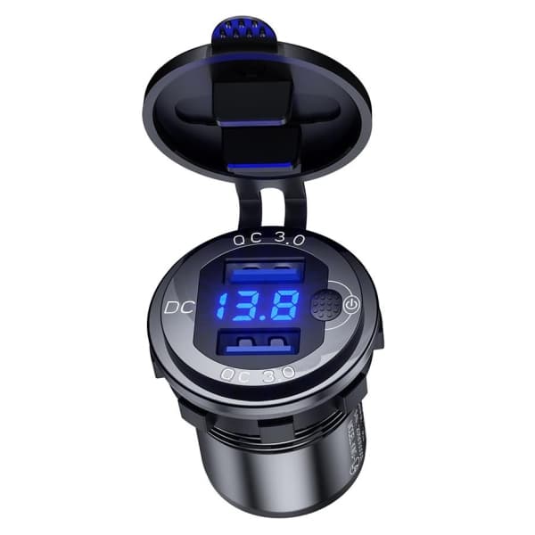 TKN-CONNECT MOTO2 X USB QC 3.0 -PISTORASIA - 36W - MUS-L4S