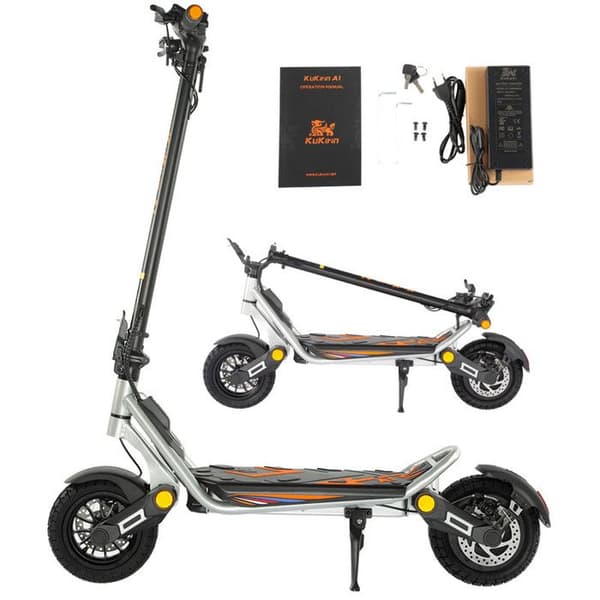 Kukirin A1 Fällbar Elektrisk Kickbike - Motor 800W - Batteri 48V 13Ah - Lufthjul 10" - Räckvidd 45km